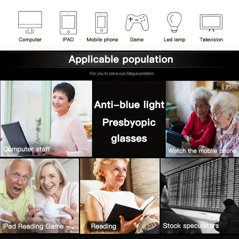 (Buy 1 Get 1 Free) MaxVision - Fashionable Business Glasses +0.5 to +2.5