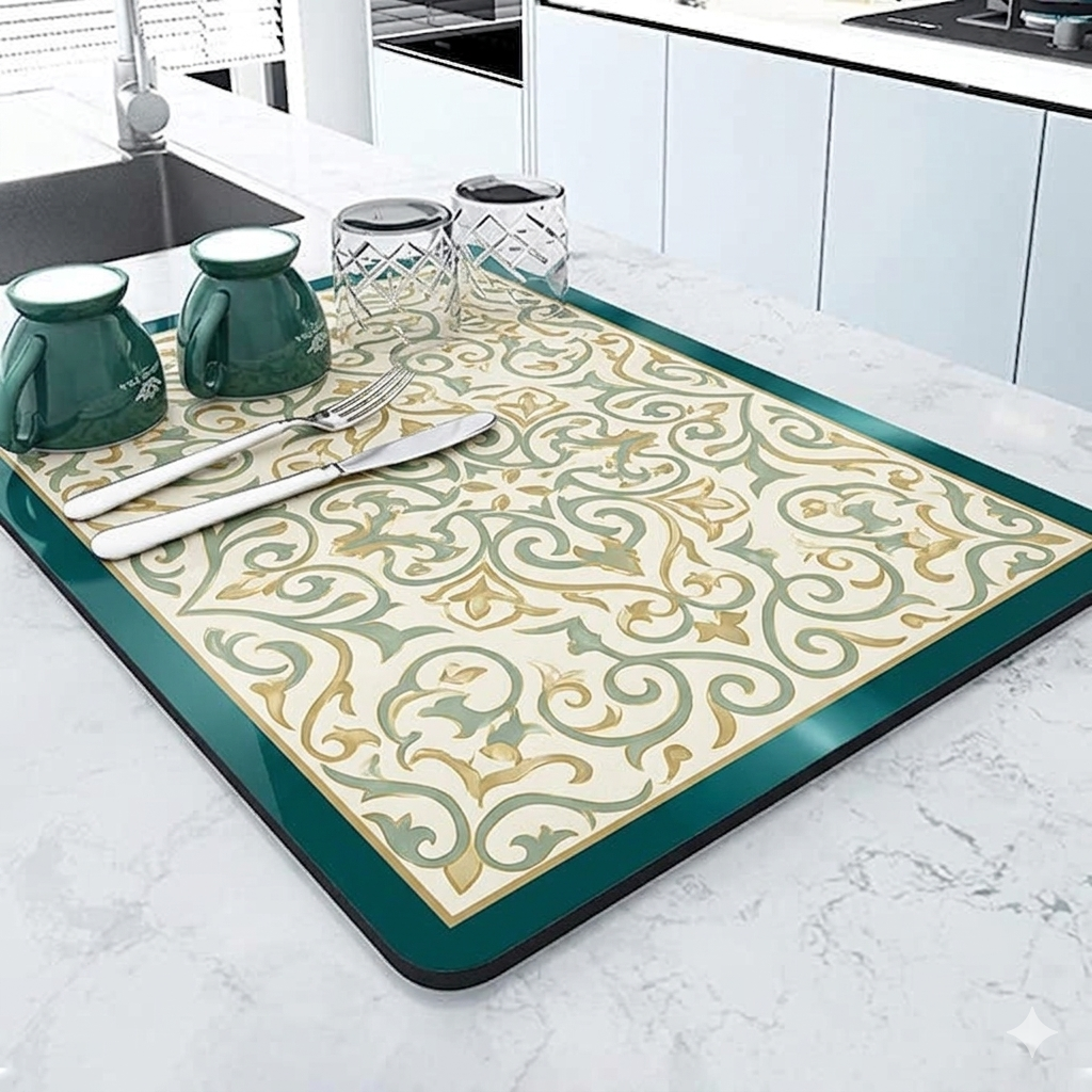 Dryo™ - Super Absorbent Kitchen Mat | LARGE 60 X 40 cm Size