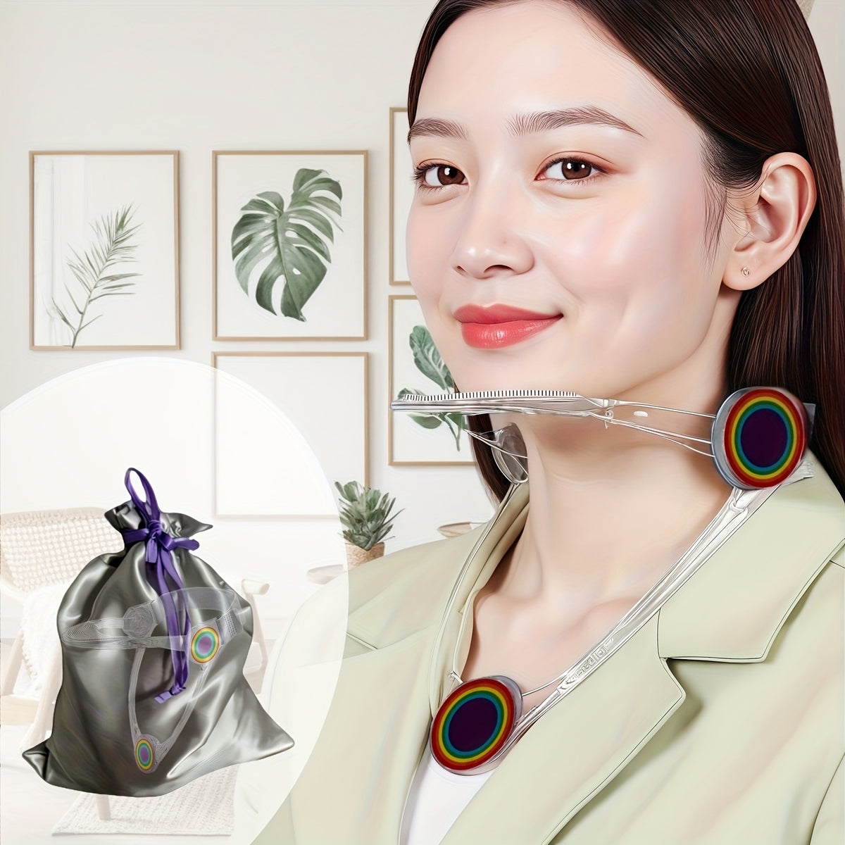 Adjustable Neck Support Braces Upgraded Ergonomic Support | Maintain Good Writing Posture | Suitable for Wearing During Office Work and Study