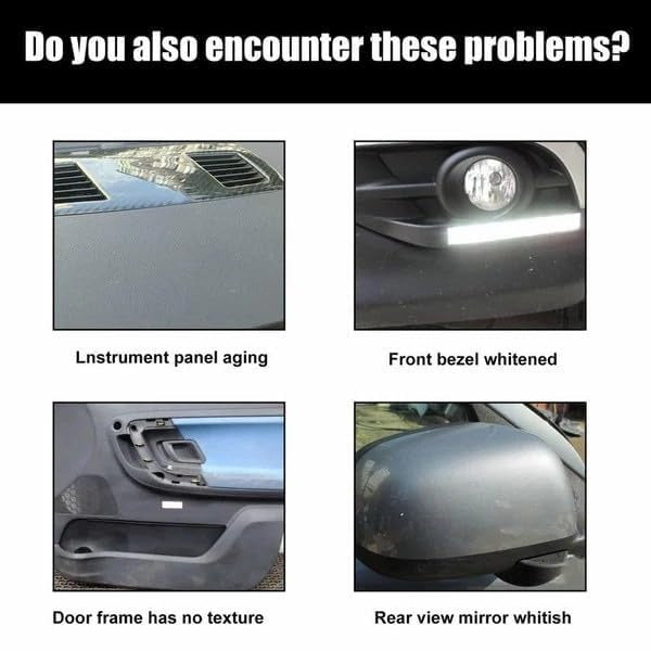 ( BUY 1 GET 2 ) Crystal Coating For Car & Bike Plastic Parts