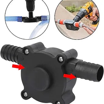 Portable Hand Drill Powered Water Pump Vehicle Oil Pump Kit