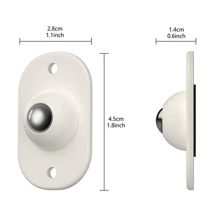 Self-Adhesive Rotating Mini Wheels for Storage Boxes & Bins