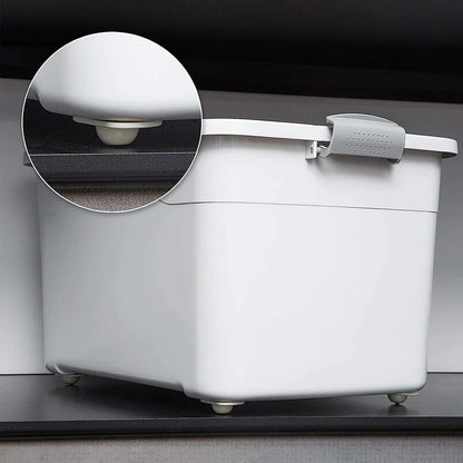 Self-Adhesive Rotating Mini Wheels for Storage Boxes & Bins