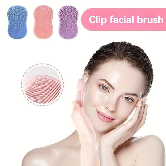 (Pack of 2) Soft Silicone Manual Facial Cleansing Finger Face Brush