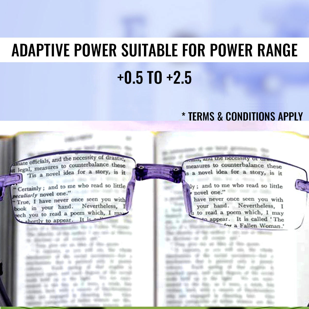 ( Buy 1 Get 1 Free ) SmartVision Pro™ - Diamond Cut Folding Adaptive Power Mobile Protection Reading Glasses ( +0.5 to +2.5 Power )