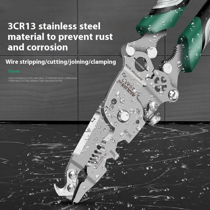 Foldable Wire Stripper Multifunctional Pulley Design