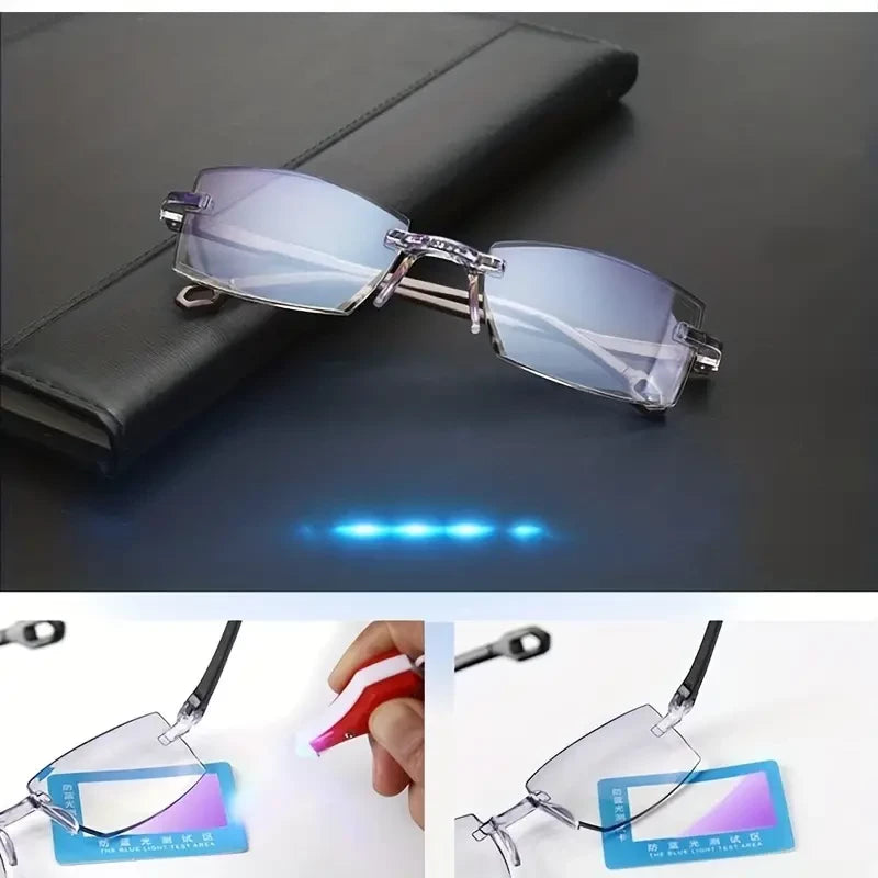 Buy One Get One Free Rimless Adaptive Power Reading Glasses @ Just 499/-