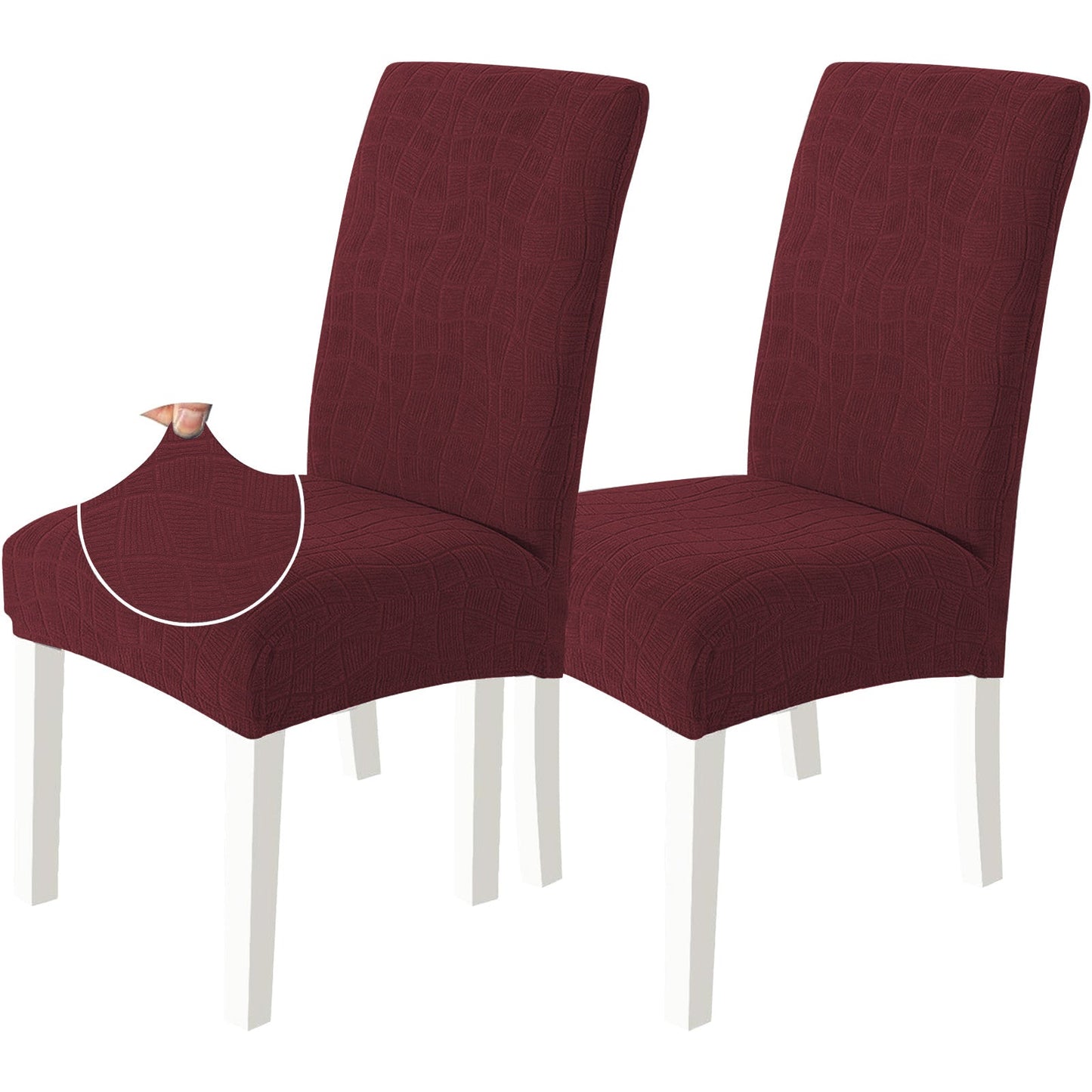 4 Pieces Universal Stretch Chair Covers with Backrest