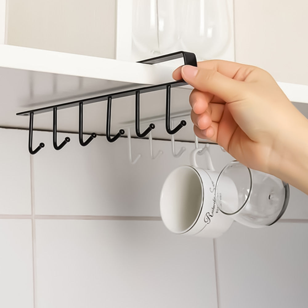 (Pack of 2) Portable Over Door Hooks Hanger with 5 Hooks