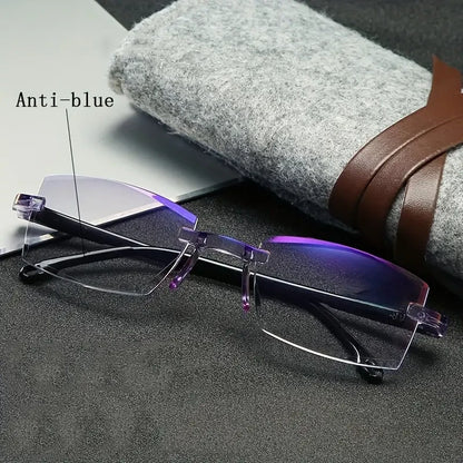 Buy One Get One Free Rimless Adaptive Power Reading Glasses @ Just 499/-