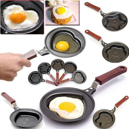 (Pack of 2) Steel Mini Assorted Varieties Non Stick Egg Omelette
