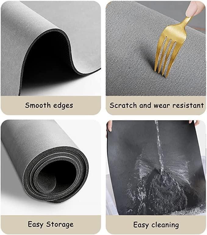 Dryo™ - Super Absorbent Kitchen Mat | LARGE 60 X 40 cm Size