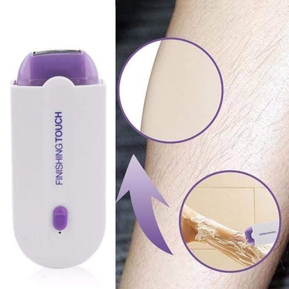 Finishing Touch Painless Hair Remover | Facial & Body Trimmer for Men & Women