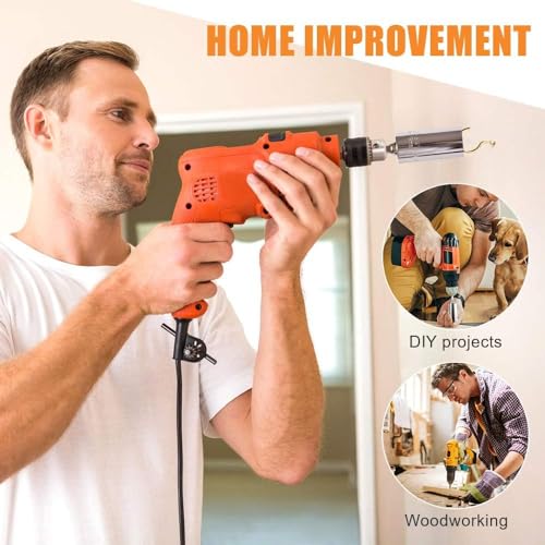 Universal Socket Wrench Adapter (7mm-19mm, 1/4"-3/4") Self Adjusting Multi-Size Tool with Power Drill Adapter