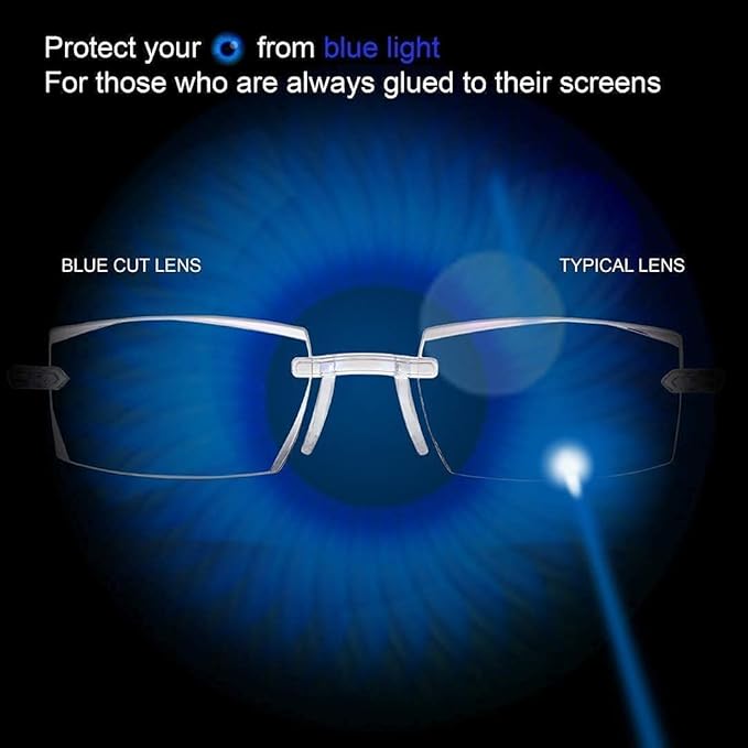 Buy One Get One Free Rimless Adaptive Power Reading Glasses @ Just 499/-