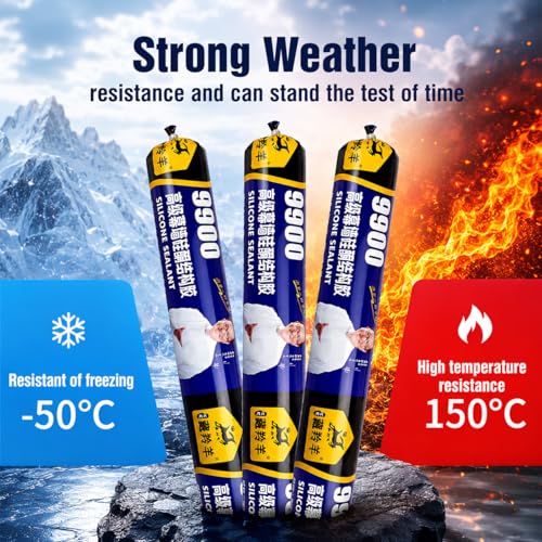 Waterproof Silicone Sealant for Roof & Leak Repair - 750 Grm