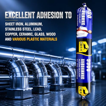 Waterproof Silicone Sealant for Roof & Leak Repair - 750 Grm