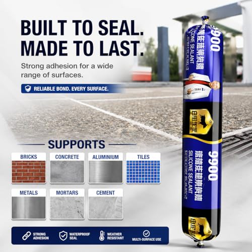 Waterproof Silicone Sealant for Roof & Leak Repair - 750 Grm