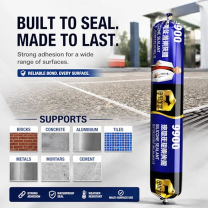 Waterproof Silicone Sealant for Roof & Leak Repair - 750 Grm