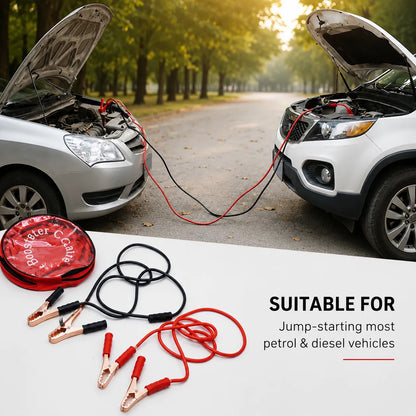 Heavy-Duty Emergency Car Battery Jumper Cable