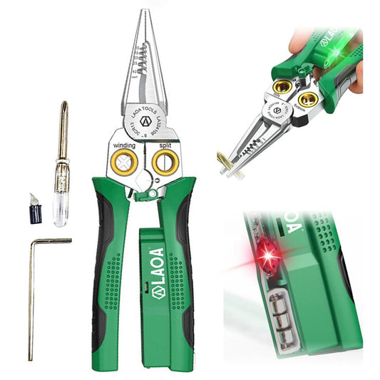 Multi-function Electric Tester, Folding Electric Pen, And Wire Stripper Pliers