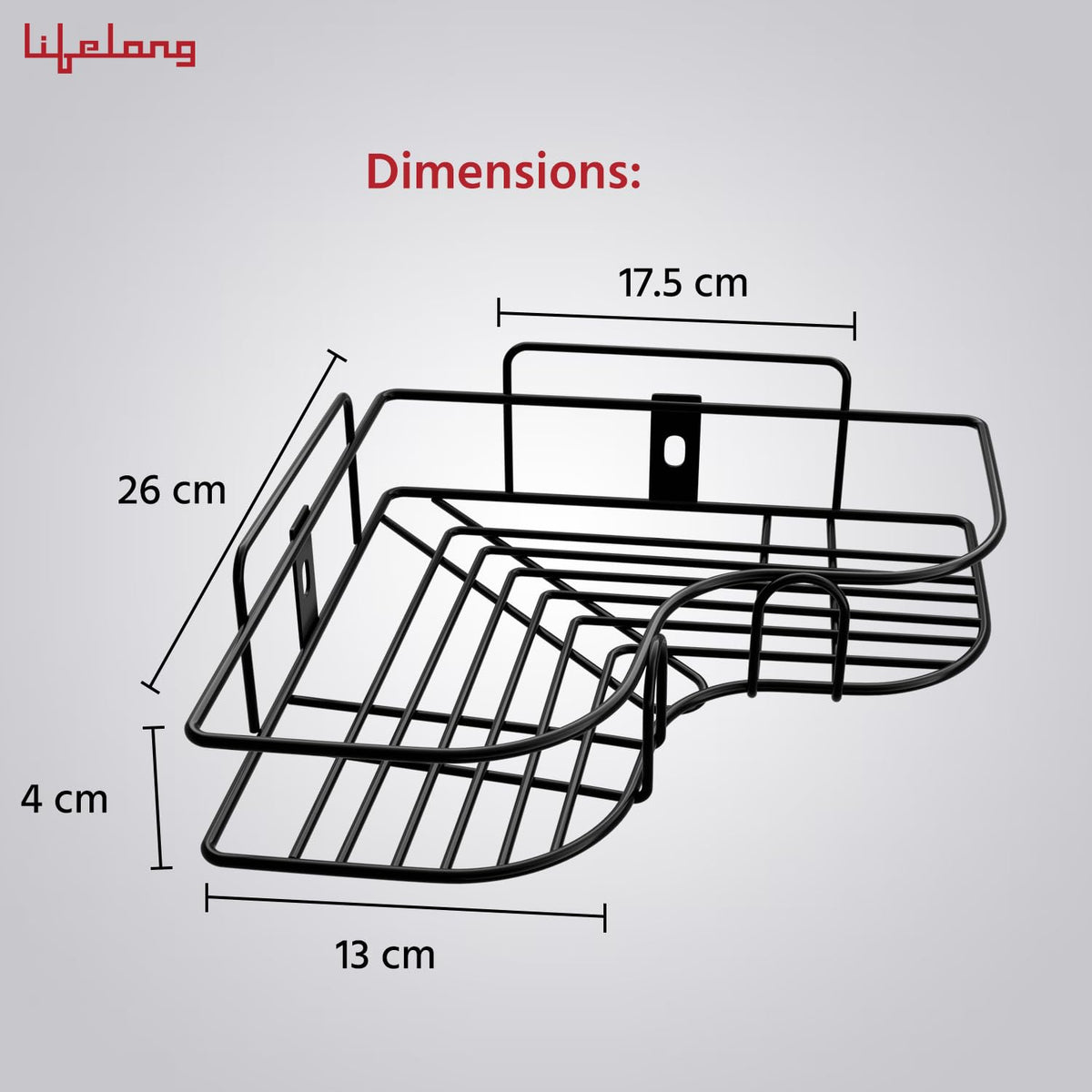 Self-Adhesive Bathroom Corner Shelf for Wall