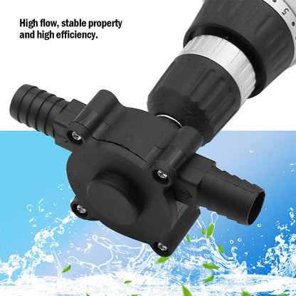 Portable Hand Drill Powered Water Pump Vehicle Oil Pump Kit