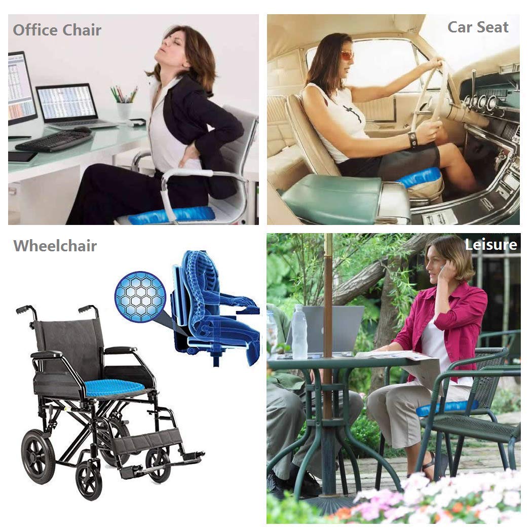 Gel Seat Cushion for Long Sitting