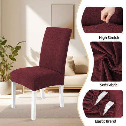 4 Pieces Universal Stretch Chair Covers with Backrest