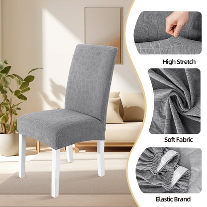4 Pieces Universal Stretch Chair Covers with Backrest