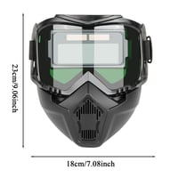 Auto Darkening Welding Helmet, True Color Lens with 0.1ms Fast Response, UV/IR Protection for TIG MIG ARC Welding & Grinding