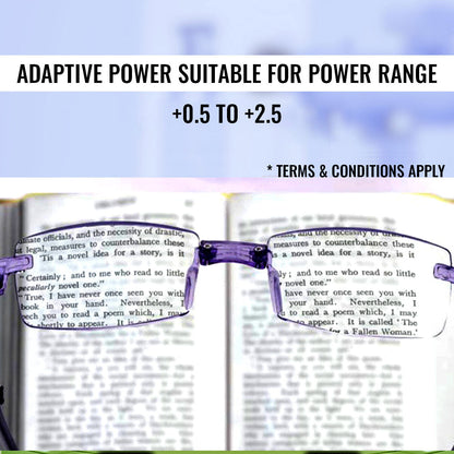 VisionFold Pro™ – Folding Adaptive Power Reading Glasses | +0.5 to +2.5 | Mobile & Reading Glasses | Buy 1 Get 2 Free