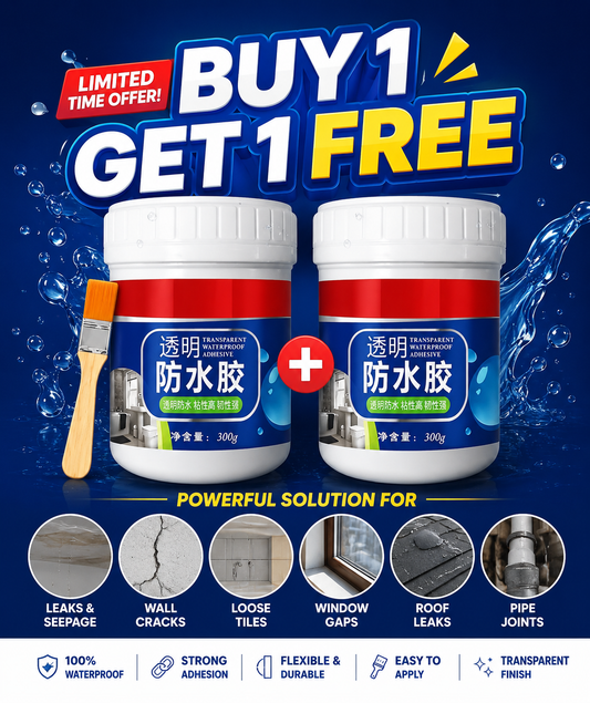 ( BUY 1 GET 1 FREE ) All Season Invisible Waterproof Glue