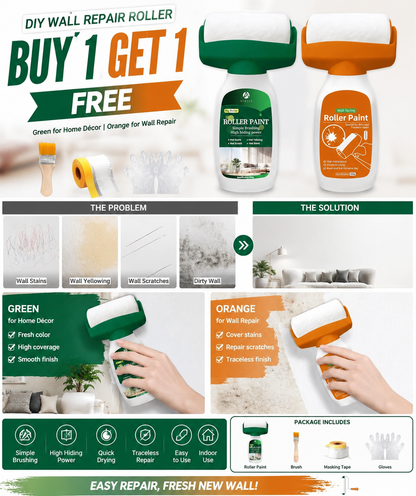 DIY Wall Repair Roller (Buy 1 Get 1 Free)
