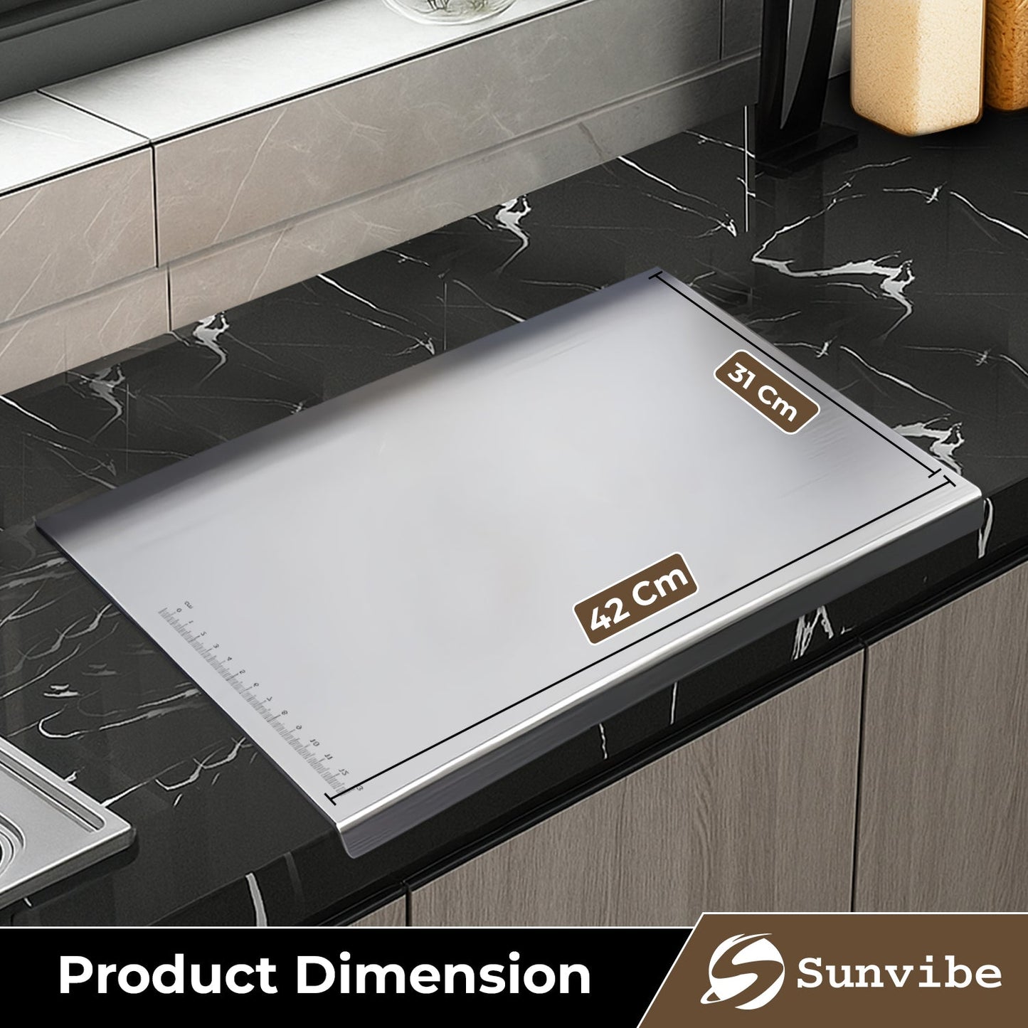 Stainless Steel Chopping Board for Kitchen