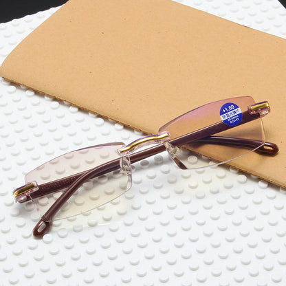 Buy One Get One Free Rimless Adaptive Power Reading Glasses @ Just 499/-