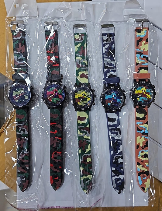 (Pack of 2) Force Time Army Analog Wristwatch For Men and Boys