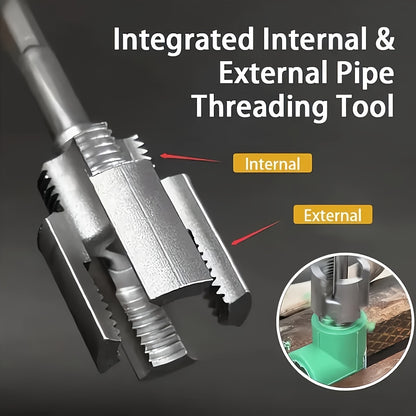 Internal & External Pipe Threading Tool Pipe Threading Die Head for Electric Drill