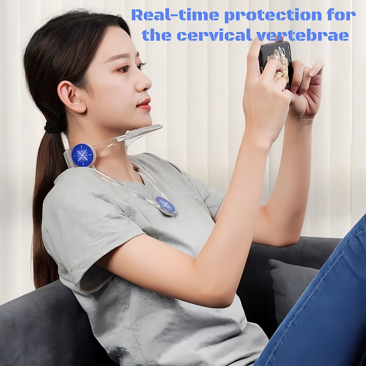 Adjustable Neck Support Braces Upgraded Ergonomic Support | Maintain Good Writing Posture | Suitable for Wearing During Office Work and Study