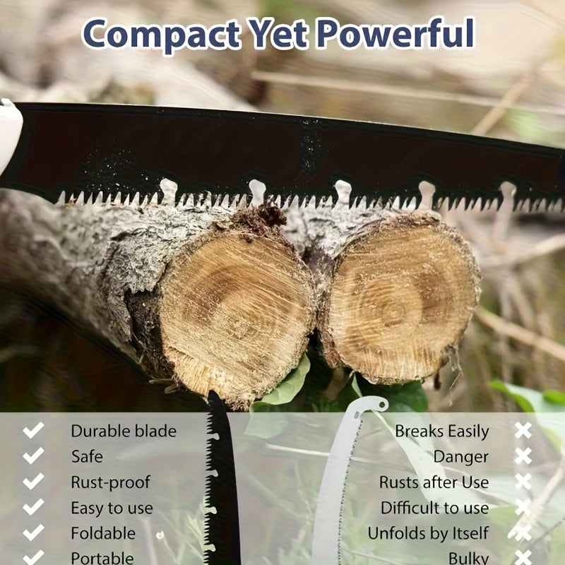 Multi-function Large Folding Saw - Household Outdoor Woodworking Saw - Garden Quick Tree Cutting Hand Saw