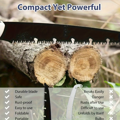 Multi-function Large Folding Saw - Household Outdoor Woodworking Saw - Garden Quick Tree Cutting Hand Saw