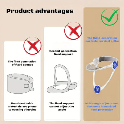Adjustable Neck Support Braces Upgraded Ergonomic Support | Maintain Good Writing Posture | Suitable for Wearing During Office Work and Study
