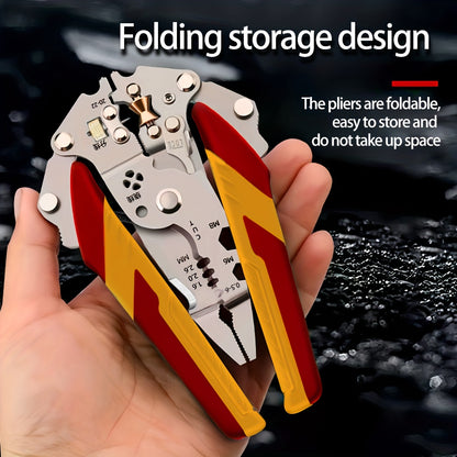 All In One Multi - Foldable Wire Stripping Pliers: High Carbon Steel Multifunction tool DIY and Craft