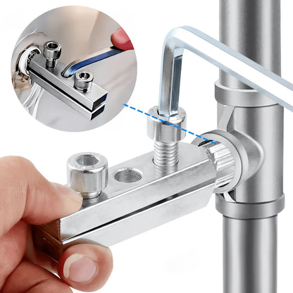 Faucet Angle Valve Broken Screw Extractor, 1/2" 3/4" Adjustable Pipe Repair Tool