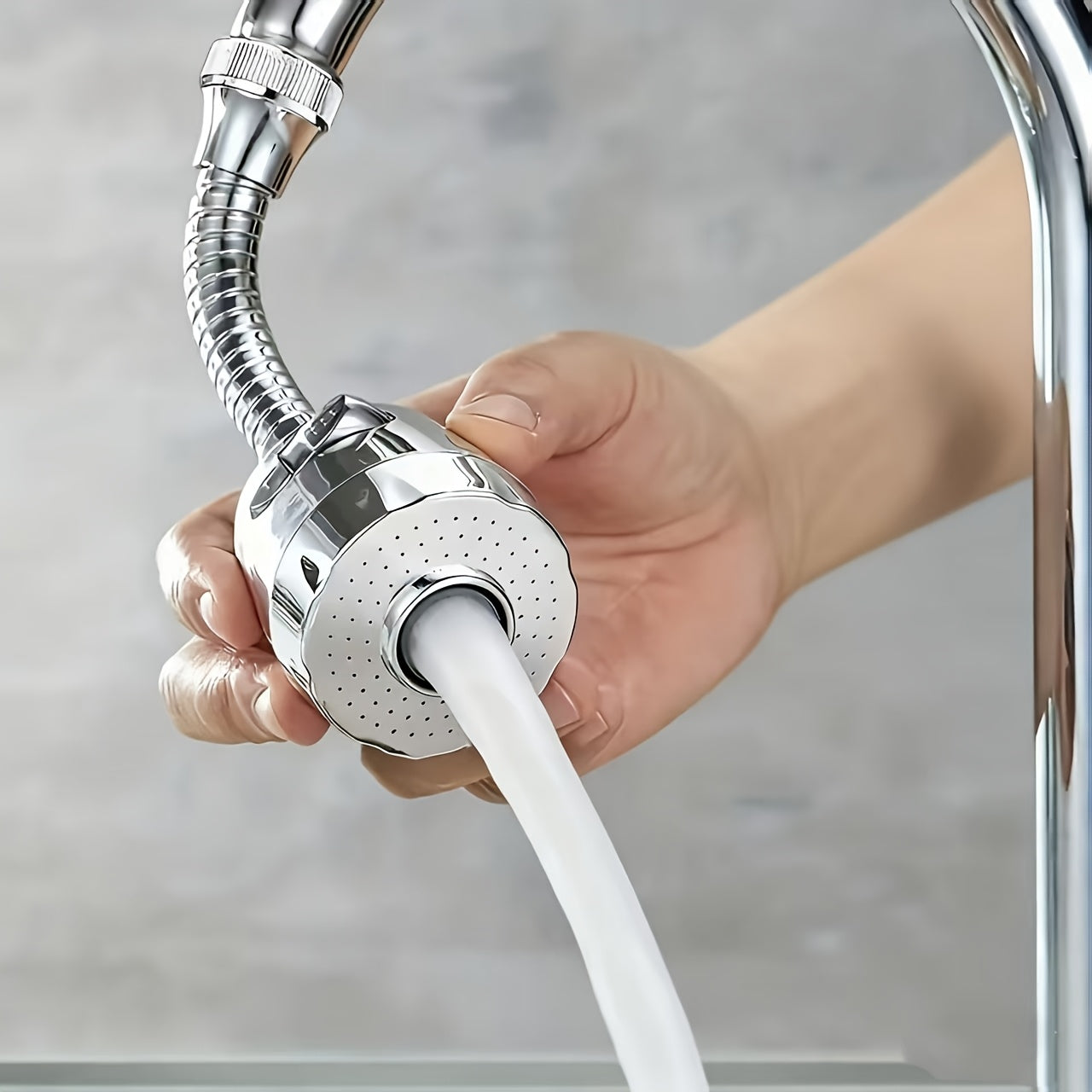 360° Rotatable Splash-Proof Faucet Extension