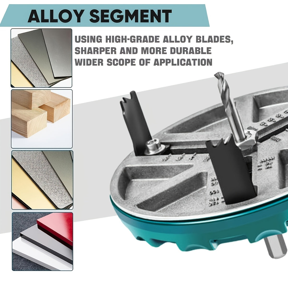 Adjustable Hole Saw 45-130mm for Woodworking, Hole Cutter for Electric Drill