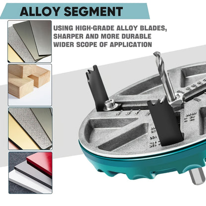 Adjustable Hole Saw 45-130mm for Woodworking, Hole Cutter for Electric Drill