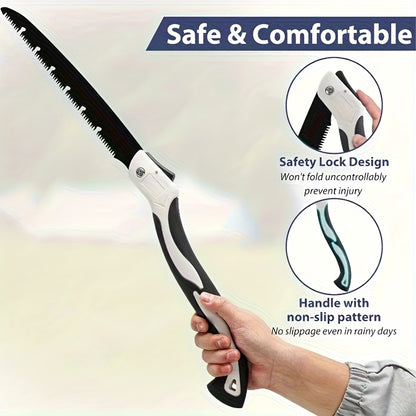 Multi-function Large Folding Saw - Household Outdoor Woodworking Saw - Garden Quick Tree Cutting Hand Saw