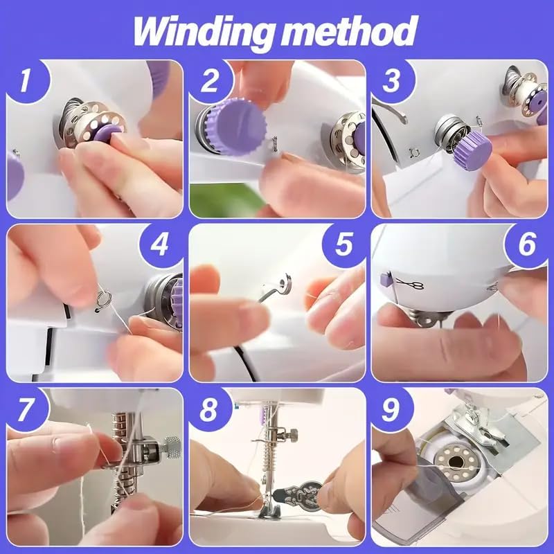 Multi-Functional Portable Sewing Machine with Table