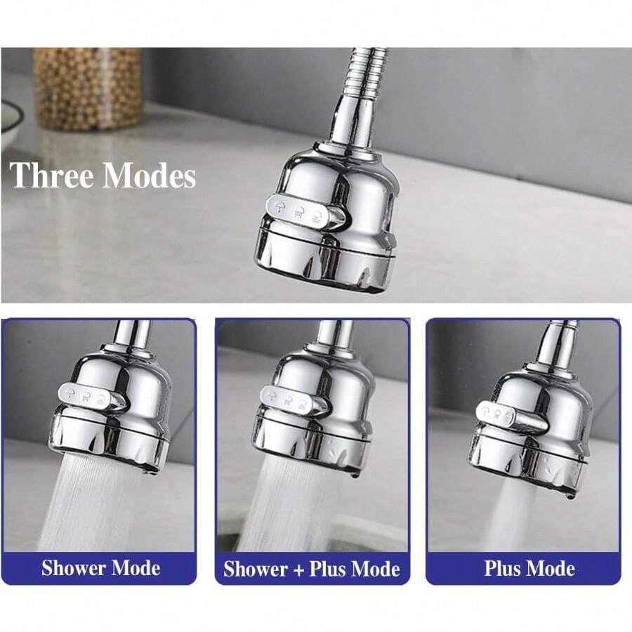 360° Rotatable Splash-Proof Faucet Extension